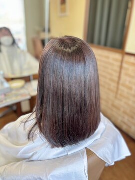 【鎌取】髪質改善/縮毛矯正/ストレート/セミロング