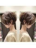 バンプ ギンザ(BUMP GINZA) 30代40代50代大人ショート髪型丸顔前髪あり似合わせ 安