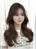韓国スタイル/ナチュラルくびれヘア_くびれ巻き_レイヤーカット