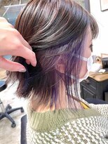 ノイ(noi) #noi_style 切りっぱなしボブ×イヤリングカラー