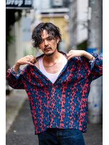メゾンフォーメン トアロード(Maison for men TorRoad) メンズパーマ スパイラルパーマ センターパート