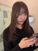 アエル(AELU)&nbsp;ロングレイヤー×ベージュカラー