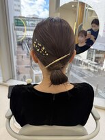 ハニー 町田(HONEY)&nbsp;ヘアセット/ヘアアレンジ/シニヨン/結婚式アレンジ