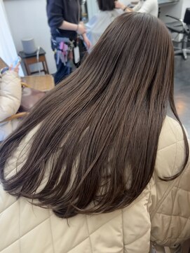 シベルバレー 横浜(sibell) ロングレイヤーカット顔周りレイヤーウルフハッシュカット韓国