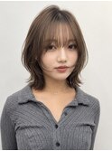 韓国風レイヤーボブ巻ける縮毛矯正