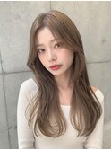 透明感オリーブベージュ