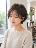 ライクバイコトナ 越谷(RIKE by kotona)&nbsp;ショートボブ髪型20代30代40代50代前髪あり前髪なし面長丸顔越谷