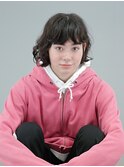 BOB × くせ毛風パーマ