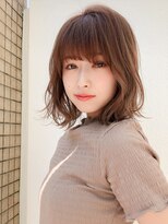 ルティア 池袋(Lutia) マルサラブラウン☆レイヤーミディ