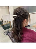 結婚式のヘアセット  亀有 美容室