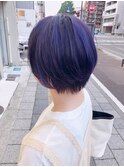 パープルハイライトカラー☆