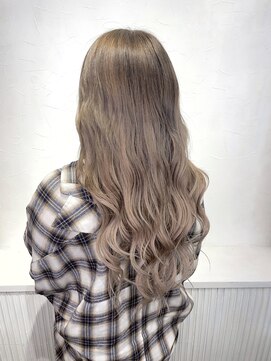 アンク クロス 池袋北口店(ANKHCROSS) 《アンククロス柴田》ホワイトベージュエクステ80枚