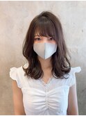 20代30代大人かわいいセミロングヘア★ブランジュ