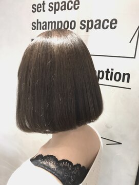 ヘアブランコブランコ 横浜(hair blanco_blanco) ボブルフ/艶ボルドー/こなれハイトーン/プレミアムカラー[横浜]