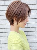【銀座◇成田】大人可愛いショートくびれヘアデザインカラーボブ