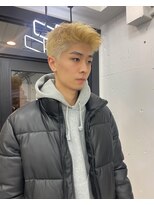 ウェルネス(Wellness)&nbsp;スキンフェードツイストスパイラルツーブロックマッシュ71