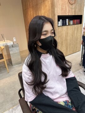 ルオーブ(L'aube) 韓国ヘア×ラベンダーグレージュ