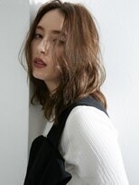 グロウバイニューヨークニューヨーク(Grow by NYNY)&nbsp;【打越】ウェーブ×ミディアム×ベージュ