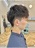 「簡単にキマる」ツーブロマッシュ