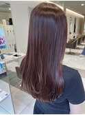 ラベンダー×ロングレイヤー