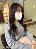 韓国風ロング×ピンクラベンダー
