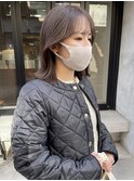 【松本咲花】韓国風くびれボブ外ハネボブブリーチなしグレージュ