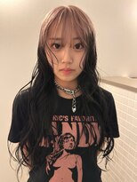 トゥコ(tuco)&nbsp;ピンクカラー　デザインカラー　ブリーチ　ウルフ　韓国