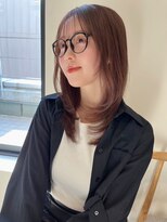 ノイ(noi)&nbsp;顔周りレイヤーカットグレージュカラーくびれボブベージュカラー