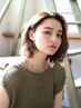 【パーマ】カット+カラー+コスメパーマ+1stepヘアケアTr+ファボン