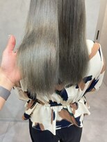 アチーブ ヘア デザイン(achieve hair design)&nbsp;オリーブグレージュ透明感立体感×艶々ロング10代20代30代