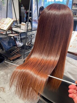 ヘア コンフォート グランフルール(Hair comfort GRAND FLEUR) 髪質改善カラー×超高濃度水素×スモーキーアンバー