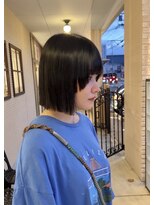 マテリア ヘアー デザイン(materia hair design)&nbsp;顔周りデザインボブ