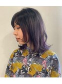 インナーカラー☆バイオレットカラー