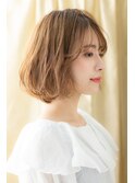□カーキベージュハイライトエアリーミディ316北浦和10代20代