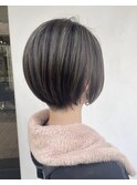 大人可愛い30代40代50代小顔◎マッシュショートくびれショート