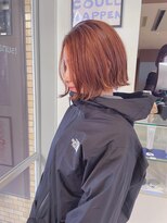 ツナグ(tsunagu) オレンジボブ、オレンジカラー