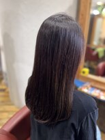 ヘアーハピネス ハート(hair happiness heArt)&nbsp;30代40代髪質改善ココアブラウン艶感ストレート透明感赤み消し