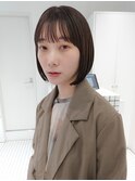 シンプルボブ・ブラウンベージュ