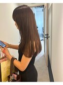 【お客様snap】透明感ベージュ/髪質改善カラー