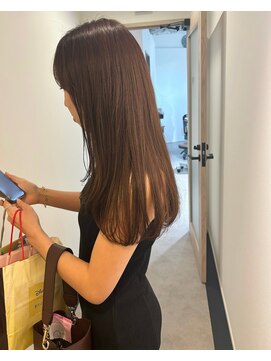 ゼン(ZEEN) 【お客様snap】透明感ベージュ/髪質改善カラー