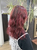 カルム(calm)&nbsp;ブリーチなしカラーとふわふわパーマ