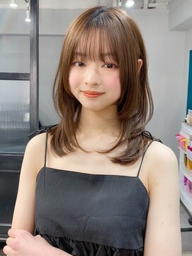 エトラ 渋谷店(etora) 韓国ヘア レイヤーカット フェイスフレーミング デザインカラー"