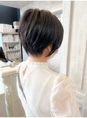 福山Caary20代30代40代50代60代ショートヘア小顔補正立体カット