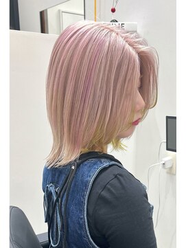 ワク 岡崎店(waku) ペールピンク×オーダーメイドカラー