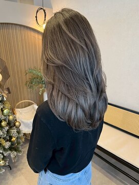 サルファ ヘアデザイン 名古屋 丸の内(S.ALPHA HAIR DESIGN) 大人シアーベージュミニウルフボブミディアムレイヤー