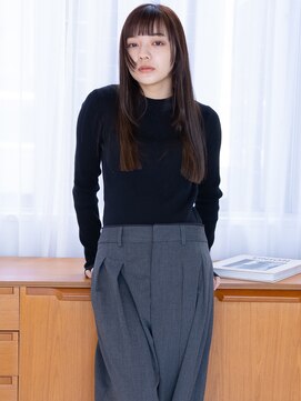 レイヤーカット/顔周りレイヤー/レイヤー/ブラウン【肥後橋】