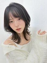 ポイントファイブバイソレイユ 豊橋駅前大通店(.5 by SOLEIL) ミディアムレイヤーウルフレイヤー韓国くびれヘア