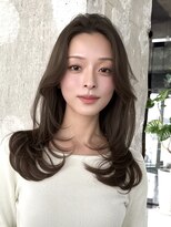 ロビー 表参道(ROBBY)&nbsp;前髪長めレイヤーカット/大人上品/前髪顔まわり/20代30代40代