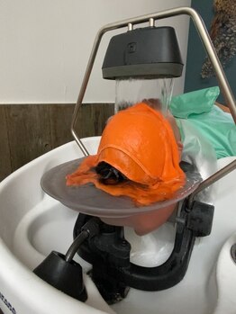 理容美容ふくどめの写真/頭皮の汚れをリセットし、カラーも長持ち！最新の「頭浸浴」で、血行を促進し健やかな髪と頭皮へ◎