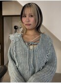 ミディアム/レイヤー/ローライト/ブロックカラー/中崎町